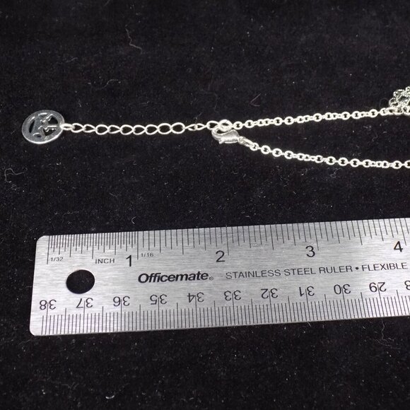 Vintage Crown Trifari Necklace Art Deco Style Textured Filigree Stones 15" +2" - Picture 9 of 11